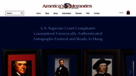 What Americasmemories.com website looked like in 2023 (1 year ago)