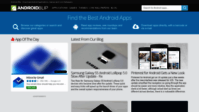 What Androidblip.com website looked like in 2023 (1 year ago)