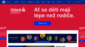 What Aktualne.cz website looked like in 2023 (1 year ago)