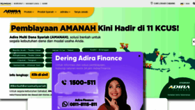 What Adira.co.id website looked like in 2023 (1 year ago)
