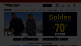 What Atlasformen.fr website looked like in 2023 (2 years ago)