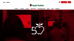 What Applerubber.com website looked like in 2023 (1 year ago)