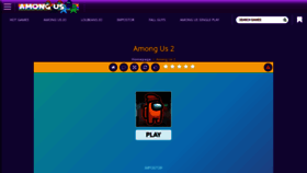 What Amongus-2.com website looked like in 2023 (1 year ago)