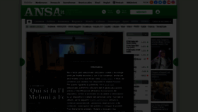 What Ansa.it website looked like in 2023 (2 years ago)