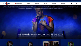 What Antena1.com.br website looked like in 2023 (1 year ago)