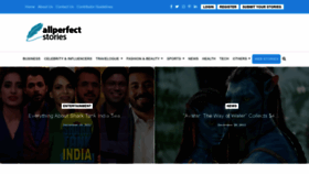 What Allperfectstories.com website looked like in 2023 (1 year ago)