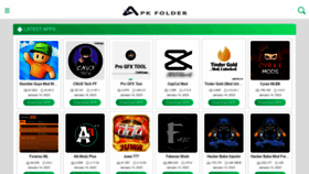 What Apkfolder.net website looked like in 2023 (1 year ago)