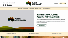 What Aussiebeefandlamb.com website looked like in 2023 (1 year ago)