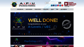 What Apu.edu.my website looked like in 2023 (1 year ago)