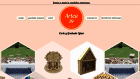 What Artea19.com website looked like in 2023 (1 year ago)