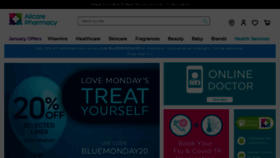 What Allcarepharmacy.ie website looked like in 2023 (2 years ago)