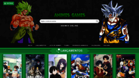 What Animesonlinegames.net website looked like in 2023 (1 year ago)
