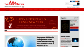 What Asiainsurancereview.com website looked like in 2023 (1 year ago)