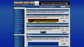 What Ajoutezvotresite.com website looked like in 2023 (1 year ago)