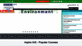 What Aspireias.com website looked like in 2023 (1 year ago)