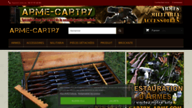 What Arme-cartry.com website looked like in 2023 (1 year ago)