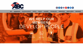 What Abc.org website looked like in 2023 (2 years ago)