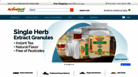 What Activeherb.com website looked like in 2023 (1 year ago)