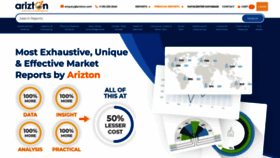 What Arizton.com website looked like in 2023 (1 year ago)