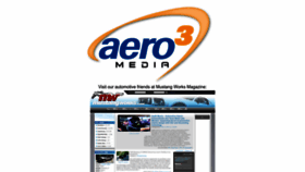 What Aero3.com website looked like in 2023 (1 year ago)