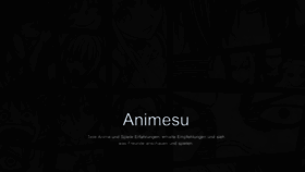 What Animesu.net website looked like in 2023 (1 year ago)