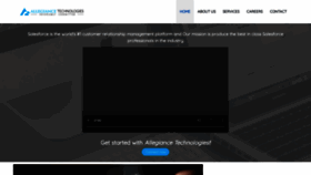 What Allegiance-technologies.com website looked like in 2023 (2 years ago)
