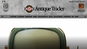 What Antiquetrader.com website looked like in 2023 (1 year ago)