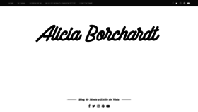 What Aliciaborchardt.com website looked like in 2023 (1 year ago)