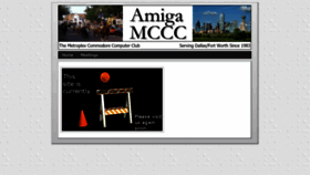 What Amigamccc.org website looked like in 2023 (1 year ago)