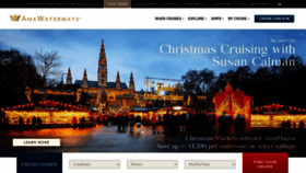 What Amawaterways.co.uk website looked like in 2023 (1 year ago)