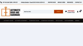 What Autodoorandhardware.com website looked like in 2023 (1 year ago)