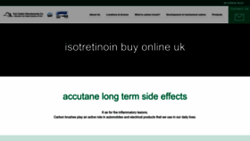 What Accutane.buzz website looked like in 2023 (1 year ago)