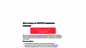 What Ashoo.nl website looked like in 2023 (1 year ago)