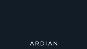 What Ardian.com website looked like in 2023 (1 year ago)