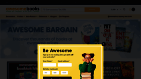 What Awesomebooks.com website looked like in 2023 (1 year ago)