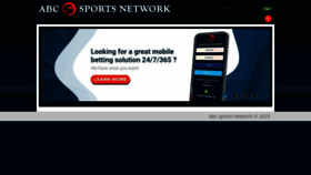 What Abcsportsnetwork.ag website looked like in 2023 (1 year ago)