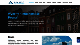 What Anwo.pl website looked like in 2023 (1 year ago)