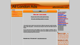 What Alllondonads.com website looked like in 2023 (1 year ago)