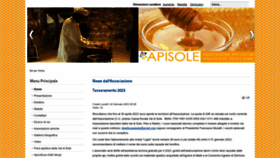 What Apisole.it website looked like in 2023 (1 year ago)