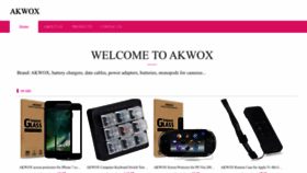 What Akwox.com website looked like in 2023 (1 year ago)