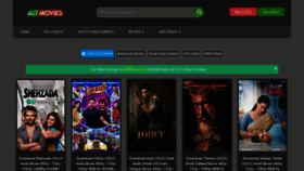 What Altmovies.lol website looked like in 2023 (1 year ago)