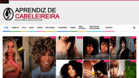 What Aprendizdecabeleireira.com website looked like in 2023 (1 year ago)