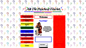 What Askthepreschoolteacher.com website looked like in 2023 (1 year ago)