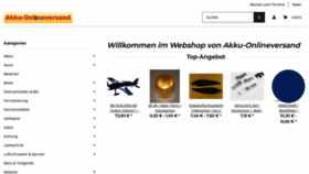 What Akku-onlineversand.de website looked like in 2023 (1 year ago)