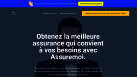 What Assuremoi.fr website looked like in 2023 (1 year ago)