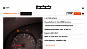 What Autoserviceprofessional.com website looked like in 2023 (1 year ago)