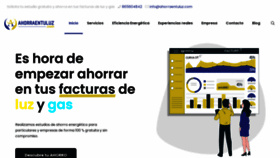 What Ahorraentuluz.com website looked like in 2023 (1 year ago)