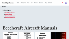 What Aircraftflightmanuals.com website looked like in 2023 (1 year ago)