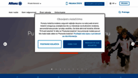 What Allianz.hr website looked like in 2023 (1 year ago)