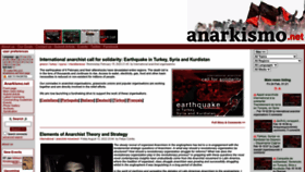 What Anarkismo.net website looked like in 2023 (1 year ago)